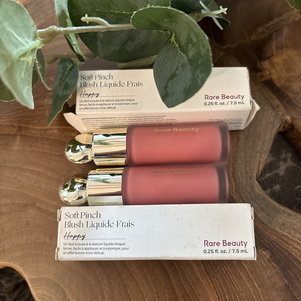 LOT OF 2 Rare Beauty Soft Pinch Liquid Blush Long Lasting Silky Smooth Happy